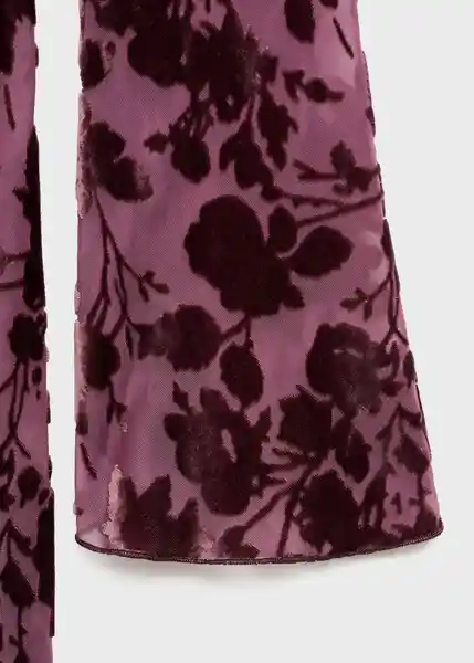 Vestido Ale Burdeos Talla S Mujer Mango