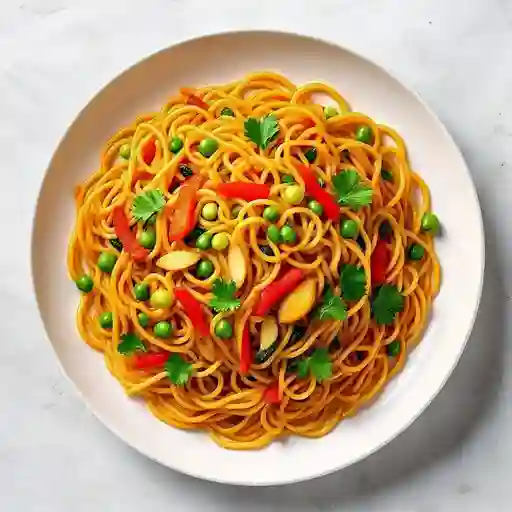 Chow mein vegetariano