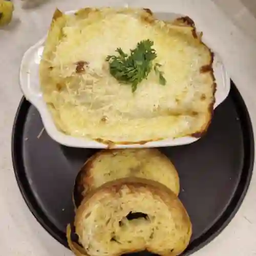 Lasaña Pollo y Carne