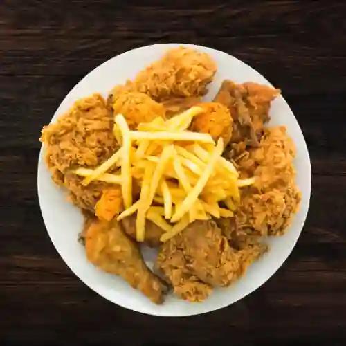 Combo 1/4 Pollo Apanado y Papa Francesa