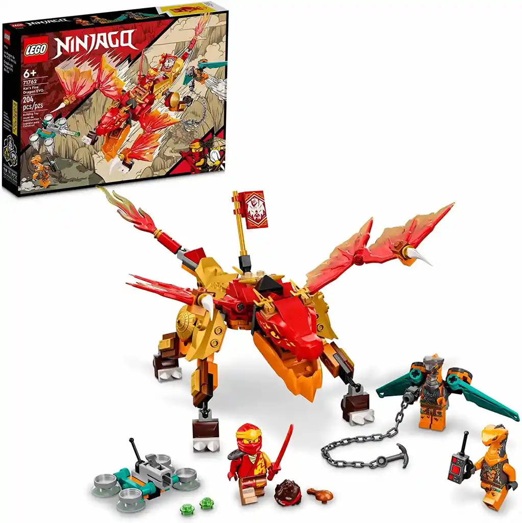 Lego Set de Construcción Dragón Del Fuego Evo de Kai