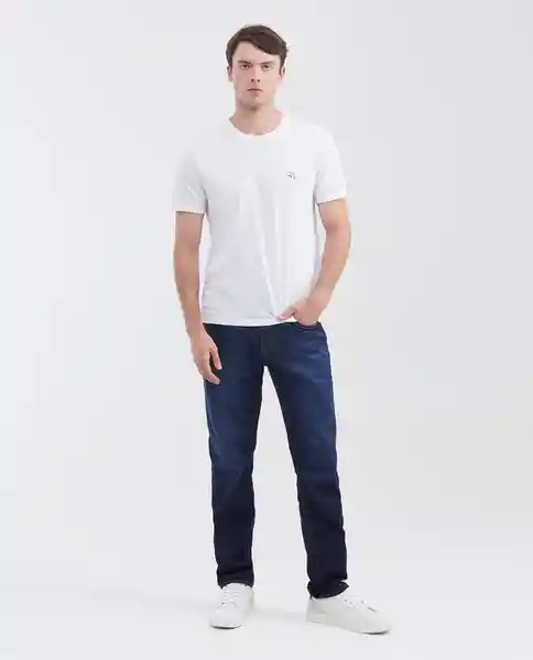 Jean Straight Fit-Masculino Azul Clasico Oscuro 34/32 Chevignon