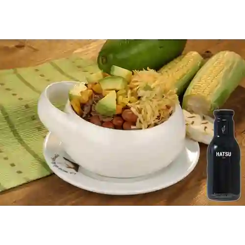 Combo Cazuela de Frijol + Hatsu Negro 400 ml