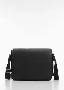 Bolso Mesenger Negro Talla 99 Hombre Mango