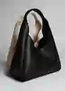 Bolso M Daniela Negro Talla 99 Mujer Mango