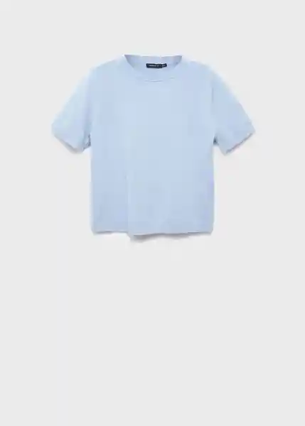 Saco Jersey Taurus Celeste Talla L Mujer Mango