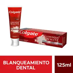 Colgate Crema Dental Luminous White Brilliant 125 mL