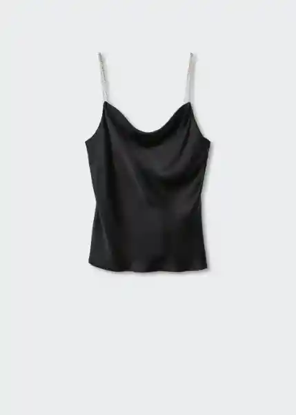 Top Nineties Negro Talla S Mujer Mango