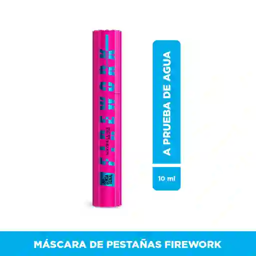 Pestañina Maybelline Lash Sensational Firework A Prueba de Agua