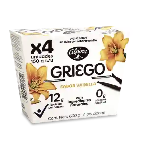Alpina Yogurt Griego Vainilla