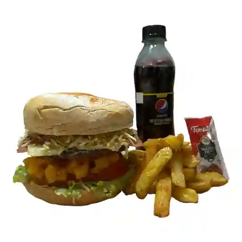 Combo Hamburguesa Hawaiana