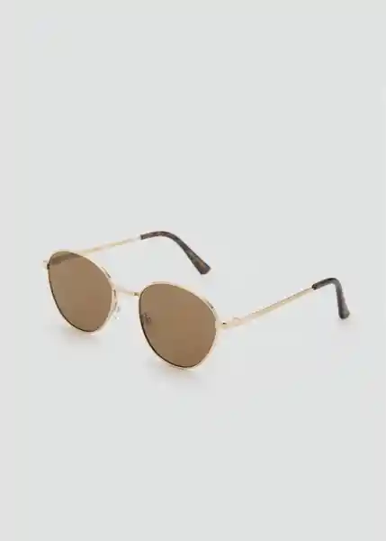 Gafas de Sol Brook Oro Talla 99 Mujer Mango