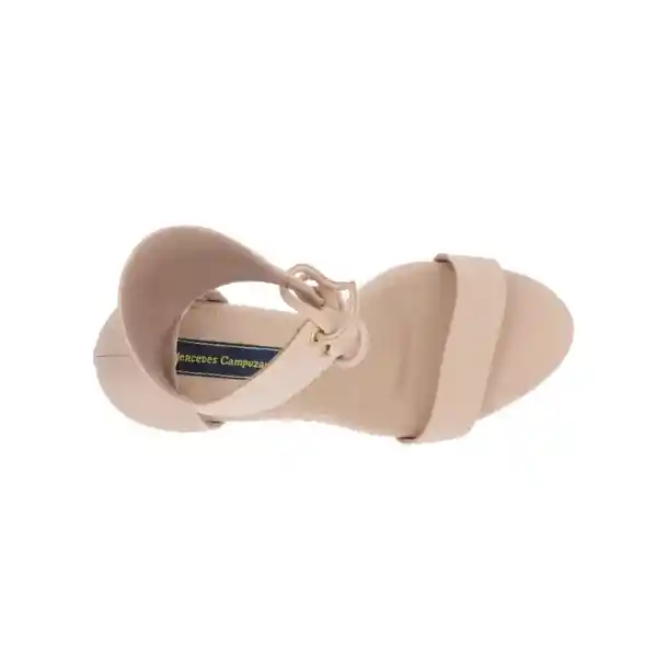 Sandalias Tacón Kyros Nude Talla 38