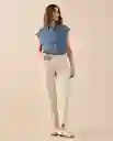 Pantalón Crudo Nevisca Claro Talla 14 631G015 Esprit