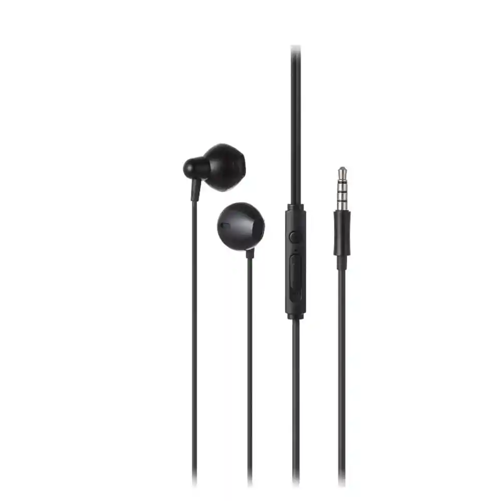 Audífonos Jack Auriculares Color Negro Miniso