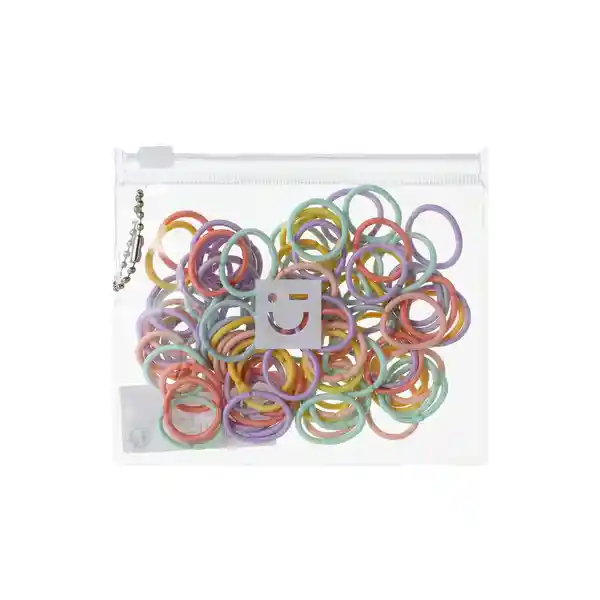 Liga Para el Cabello Mini Anillos Miniso