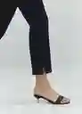 Sandalias Ani Negro Talla 36 Mujer Mango