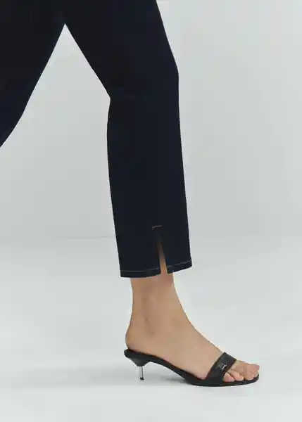 Sandalias Ani Negro Talla 36 Mujer Mango