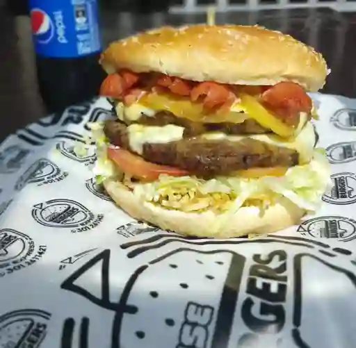 Combo Hamburguesa Ranchera Doble Carne