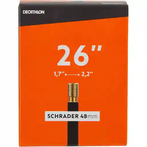 Decathlon Neumatico Valvula Schrader 26 x 1.7 / 2.2