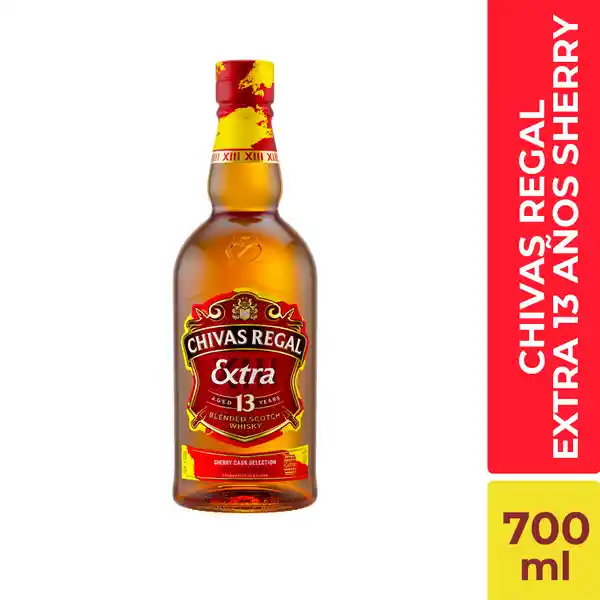 Chivas Regal Whisky Extra 13 Años