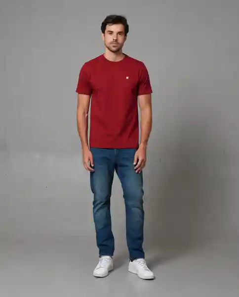 Camiseta Hombre Rojo Talla M 100G101_ROJ191863 Rifle