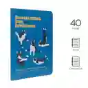 Cuaderno Stitch Bound A5 School Season Series Yoga Perro Miniso