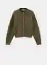 Chaqueta Felipe Khaki Talla 18 Mujer Mango