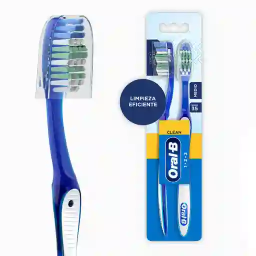 Oral-B Cepillo Dental 1 2 3 Medio