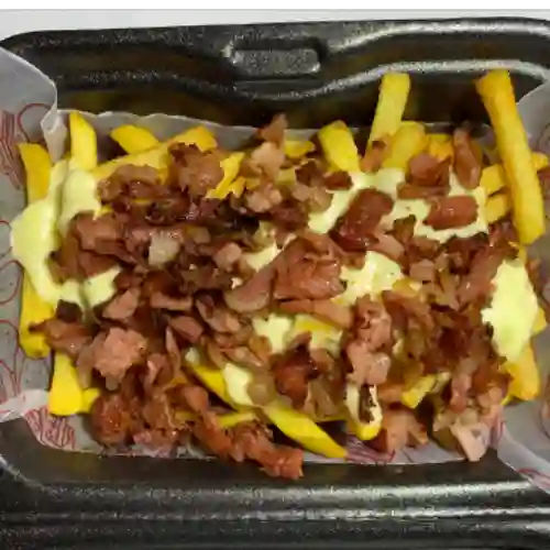Papas Derretidas con Tocineta