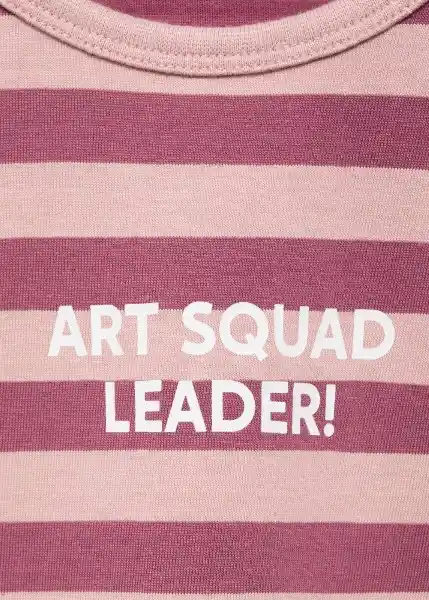 Camiseta Leader Rosa Talla 10 Niñas Mango