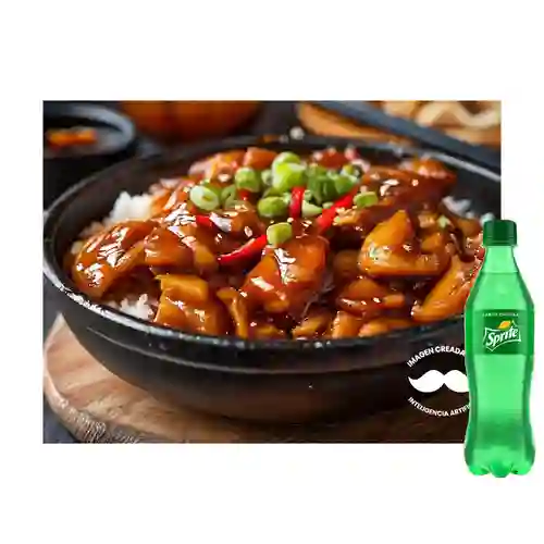 Combo Chow Fan Pollo Teriyaki + Sprite 400 ml