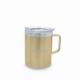 Mug Doble Pared en Acero Gold Ambiente Gourmet