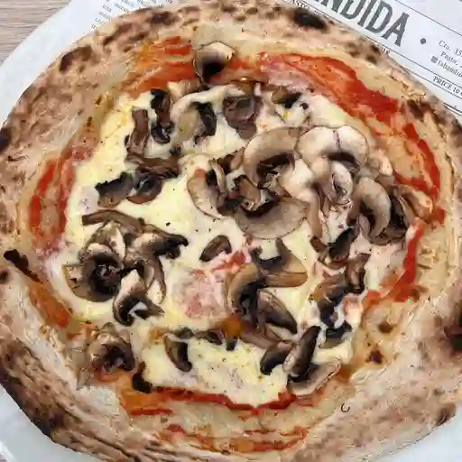 Pizza 1 ingrediente - champiñones