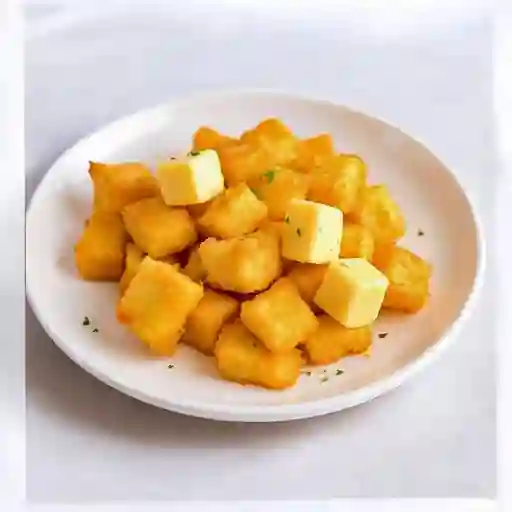 Queso Frito En Trozos