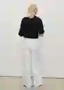 Jean Emma Blanco Talla 34 Mujer Mango