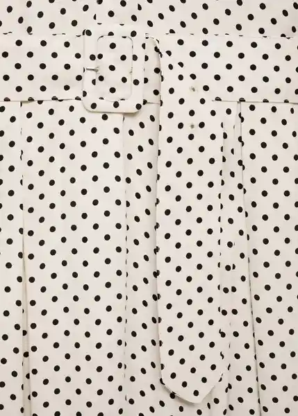 Vestido Adela Offwhite Talla M Mujer Mango