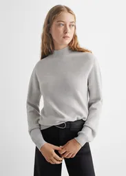 Buzo Jersey Show Gris Talla 20 Teen Niñas Mango