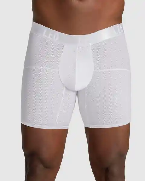 Leo Bóxer Deportivo Hombre Blanco Talla M