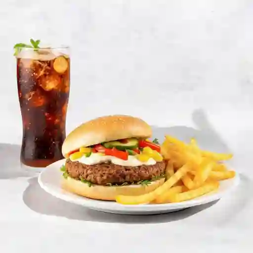 Combo Arepa Burger a las Finas Hierbas