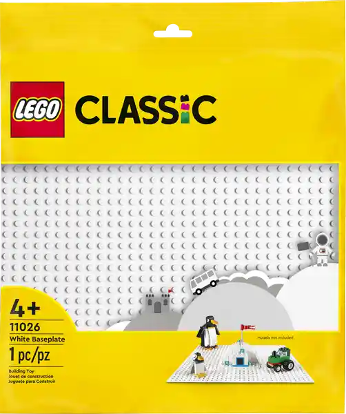 Juguete de Construcción Classic Base Blanca Lego