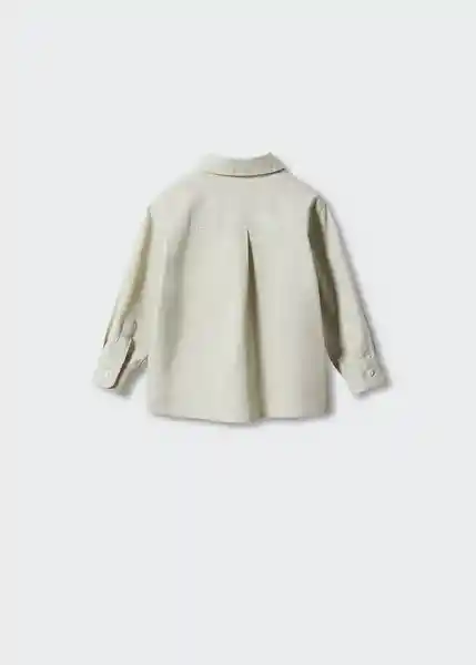 Camisa Polb Khaki Talla 66 Niños Mango
