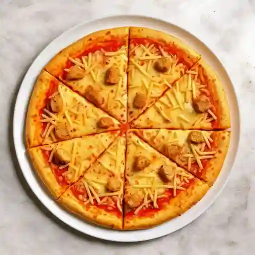 Pizza Mediana de Queso y Pollo