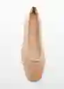 Zapatos Space1 Nude Talla 38 Mujer Mango