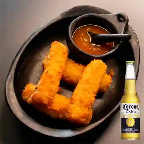 Combo Mozzarella Sticks + Corona Extra 355 ml
