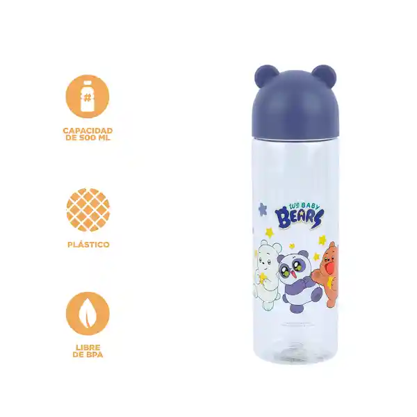 Vaso de Plástico Escandalosos Para Agua Fria Bebé Panda Miniso