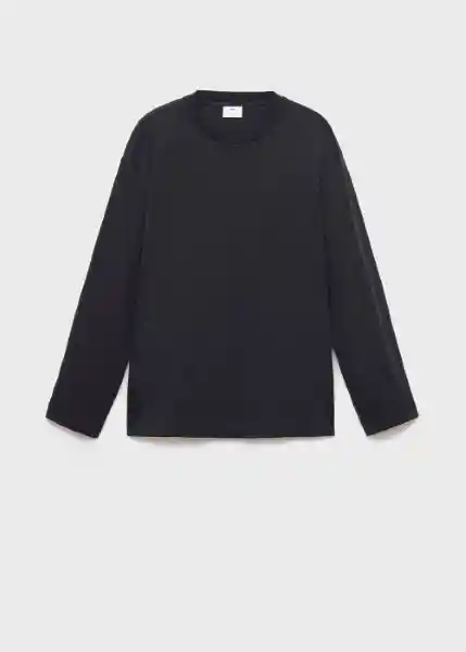 Camiseta Gareth Navy Talla M Hombre Mango