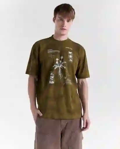 Camiseta Hombre Verde Talla M 849G015_VER180627 Americanino