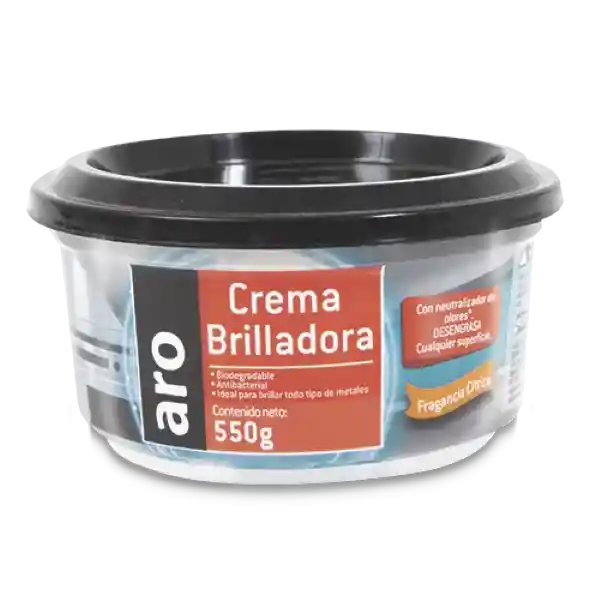 Aro Crema Brilladora Desengrasante