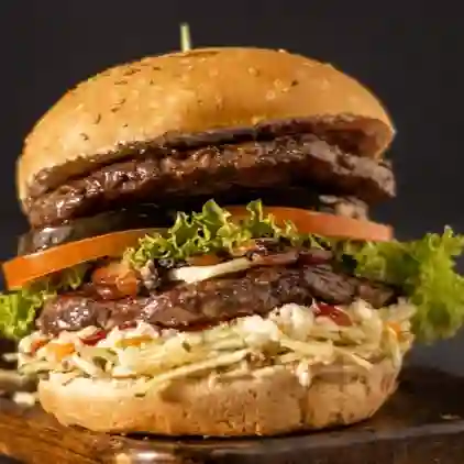 Hamburguesa Doble Carne Especial + Papas